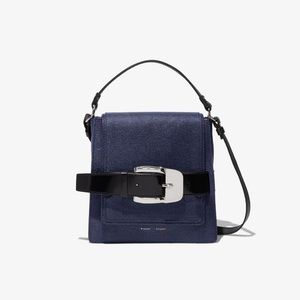 Proenza Schouler Buckle Trapeze Crossbody Bag in Electric Blue